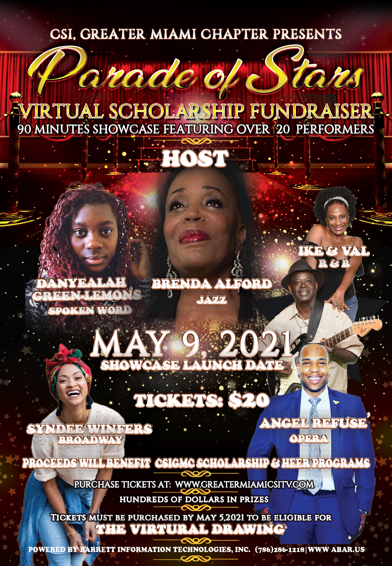 Greater Miami C.S.I. TV Presents - Parade of Stars - A VIRTUAL VIDEO STREAMING FUND-RAISING PROJECT
